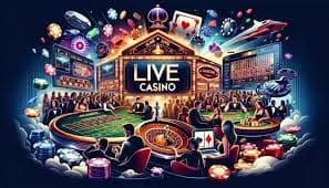 Dasbor permainan langsung yowes togel menampilkan tabel roulette dan blackjack